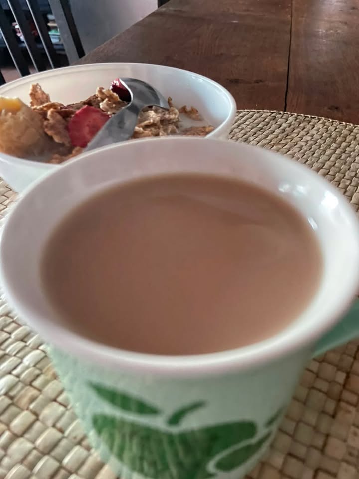 アグアロンガで飲んだミルクティー
