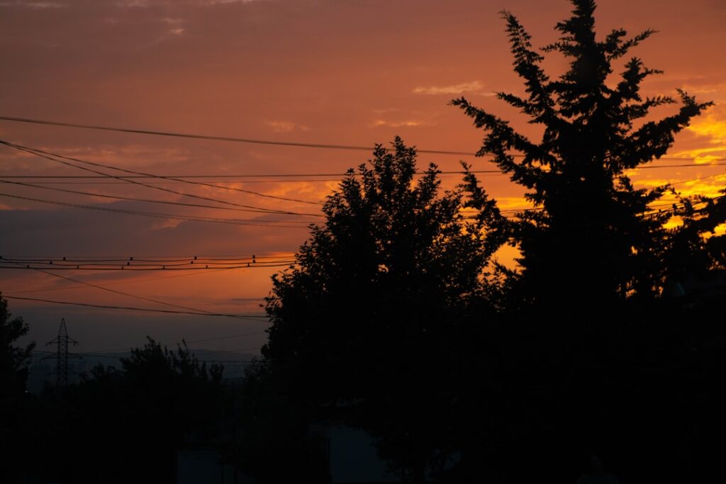 夕暮れの一息